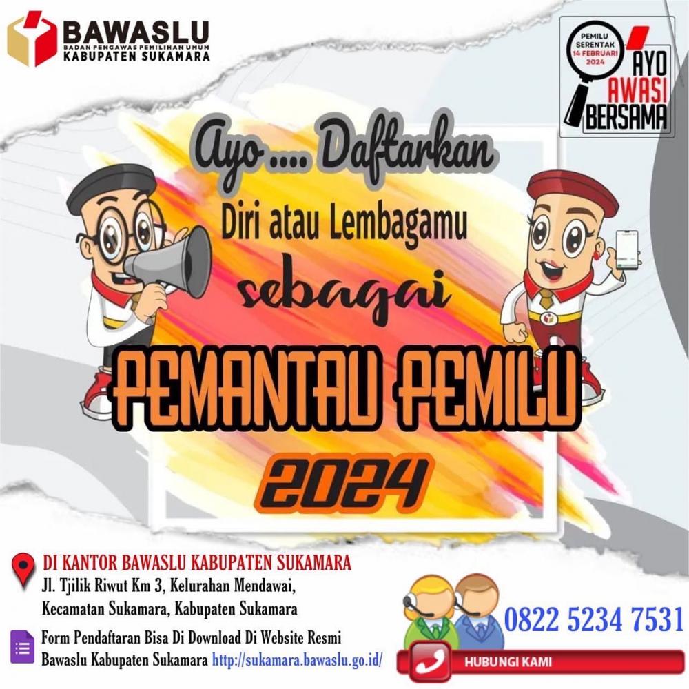 Pendaftaran Pemantau Pemilu 2024