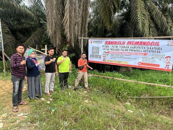Bawaslu Sukamara Sosialisasikan Rekrutmen Panwaslu Kecamatan