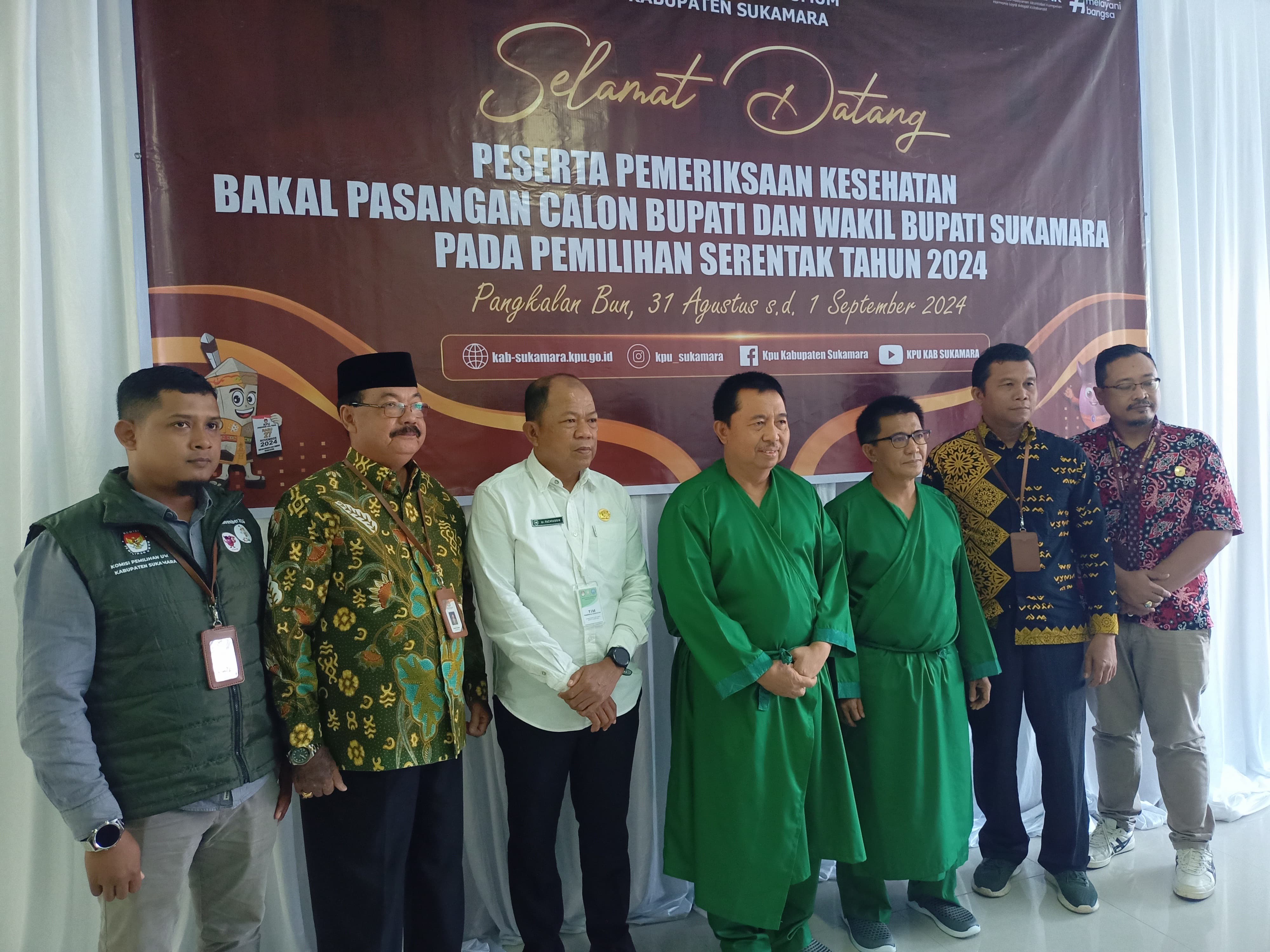 Persiapan Tes Kesehatan Bakal Calon Bupati dan Wakil Bupati Sukamara Tahun 2024