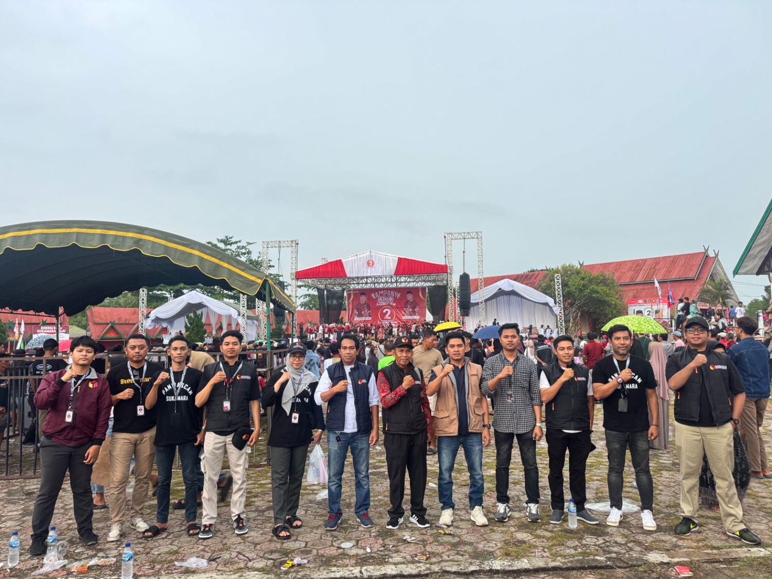 Pengawasan Kampanye Rapat Umum Paslon Nomor Urut 2