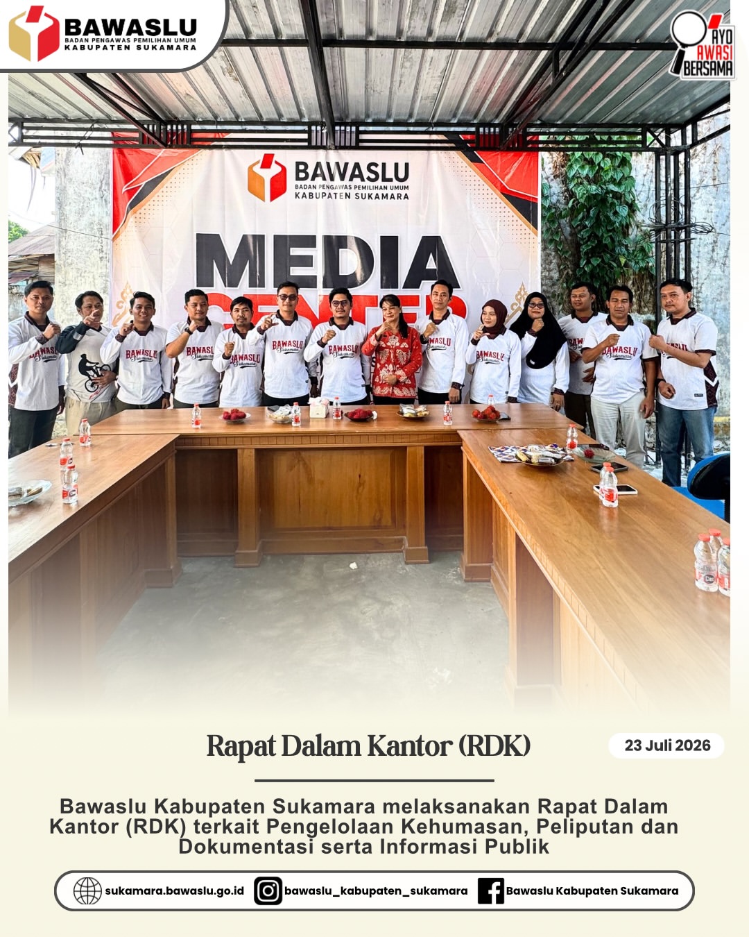 RDK Bersama Diskominfo Bahas Pengelolaan Kehumasan dan Informasi Publik