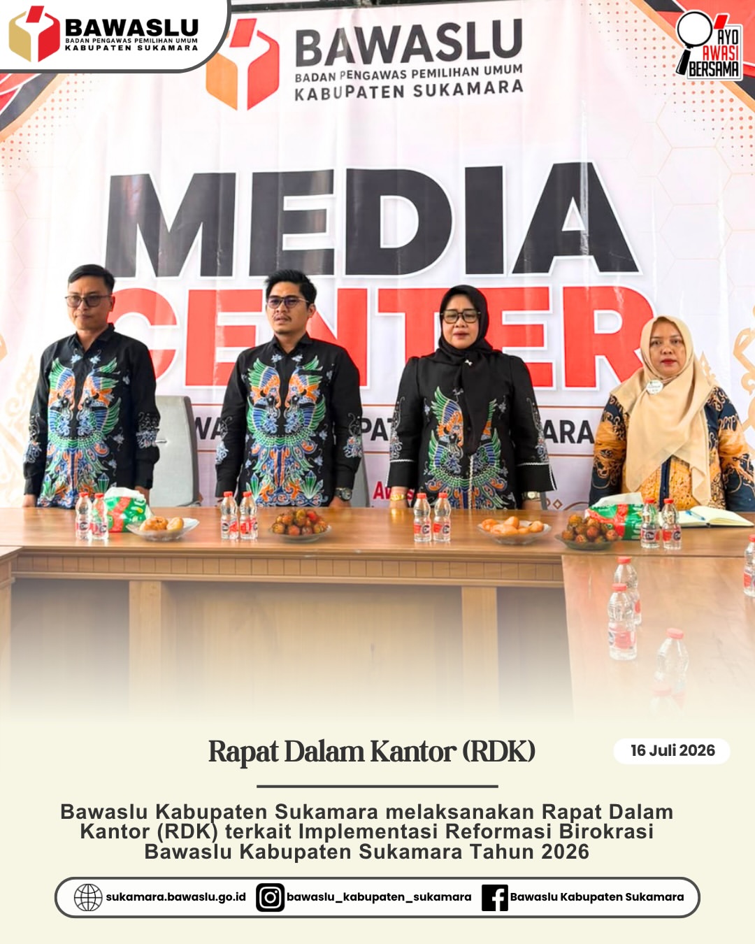 RDK Implementasi Reformasi Birokrasi Bersama BKPSDM