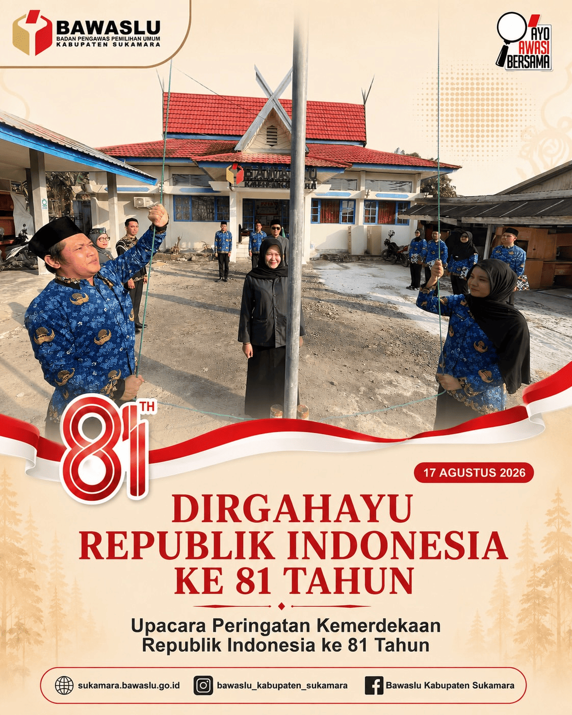 Upacara HUT RI Ke 81 Tahun