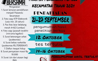 PENGUMUMAN PENERIMAAN PANWASLU KECAMATAN SE-KABUPATEN SUKAMARA PADA PEMILU 2024