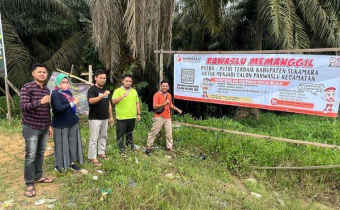 Bawaslu Sukamara Sosialisasikan Rekrutmen Panwaslu Kecamatan