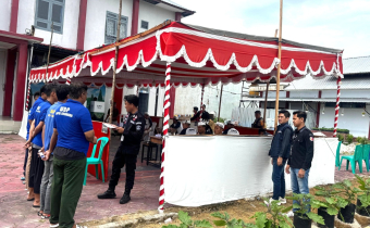 Ketua Bawaslu Sukamara Melaksanakan Pengawasan TPS Khusu Lapas