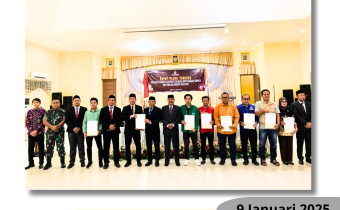 Dokumentasi Pengawasan Penetapan paslon Bupati dan Wakil Bupati Sukamara