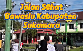 Jalan Sehat Bawaslu Kabupaten Sukamara